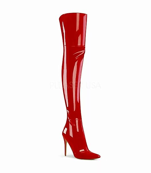 Overknee Stiefel COURTLY-3012 - Lack Rot (Schuhgröße: EUR 39) günstig online kaufen