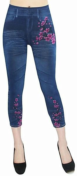 dy_mode 7/8-Jeggings Damen 7/8 Leggings Jeans Optik Capri Jeggings Sommer J günstig online kaufen