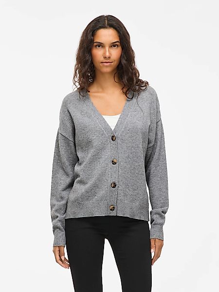Vila Cardigan Gemütliches Strickdesign mit Knopfleiste VIRIL V-NECK KNIT CA günstig online kaufen