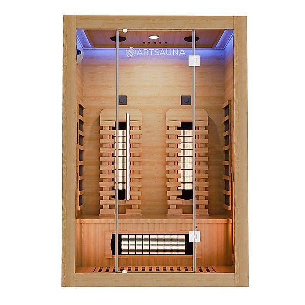 Artsauna Infrarotkabine Kiruna130 Premium mit Dual Technologie günstig online kaufen