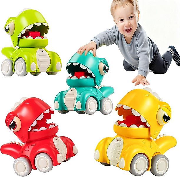 CLTYQ Spielzeug-Auto Dinosaurier Press to Go Auto Spielzeug für Kleinkinder günstig online kaufen