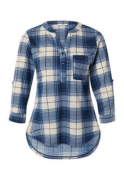 HaILY’S Blusenshirt Karomuster Hemd, Rundhals, halbe Ärmel 3/4 P BL Di44nar günstig online kaufen