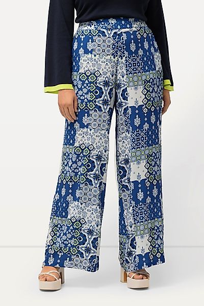Ulla Popken Schlupfhose Hose Rose Patchdruck günstig online kaufen