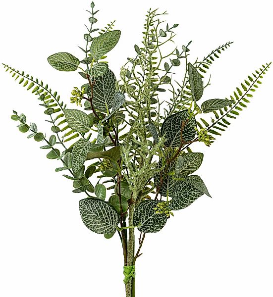 Kunstblumenstrauß Grün-Mix-Bouquet Bouquet, Creativ green, Höhe 56 cm günstig online kaufen