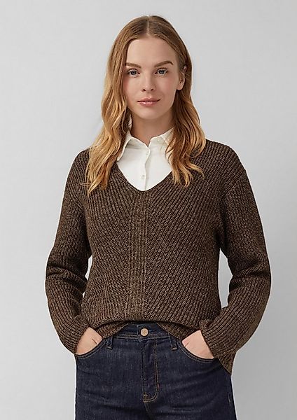 s.Oliver Longpullover Strickpullover Weicher Strickpullover im Relaxed Fit günstig online kaufen