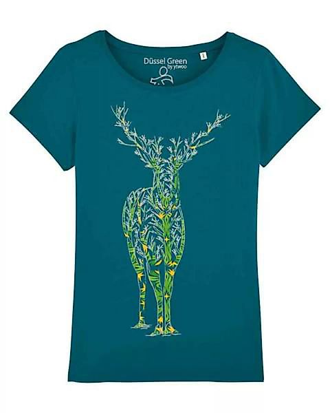 T-shirt Hirsch Mit Muster günstig online kaufen