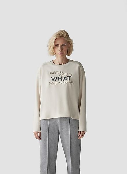 LeComte Sweatshirt LeComte Sweatshirt mit 3D-Schriftzug günstig online kaufen