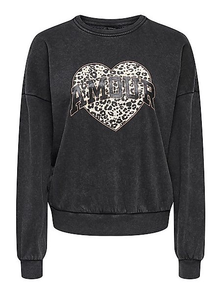 ONLY Sweatshirt ONLLAUREN L/S LEO O-NECK CC SWT günstig online kaufen