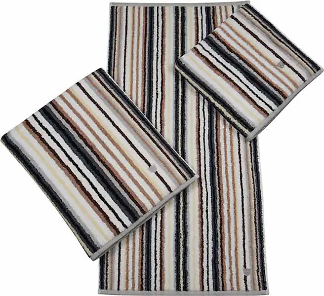 ROSS Handtuch »Multicolor«, (2 St.), mit Streifen und gesticktem ROSS-Emble günstig online kaufen