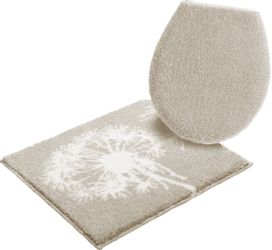 Grund Badematte "Pusteblume, Badvorleger, Badezimmer Teppich, sehr weich" H günstig online kaufen