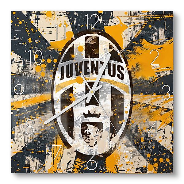 DEQORI Wanduhr 'Wappen Juventus Turin' (Glas günstig online kaufen