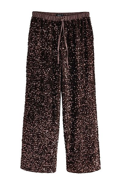 Next Samthose Samthose mit weitem Bein und Pailletten (1-tlg) günstig online kaufen