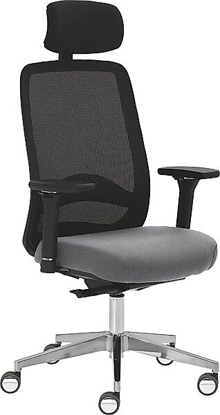 Mayer Sitzmöbel Drehstuhl »2228« () 4D Armlehnen, Kopfstütze, Sitztiefenver günstig online kaufen