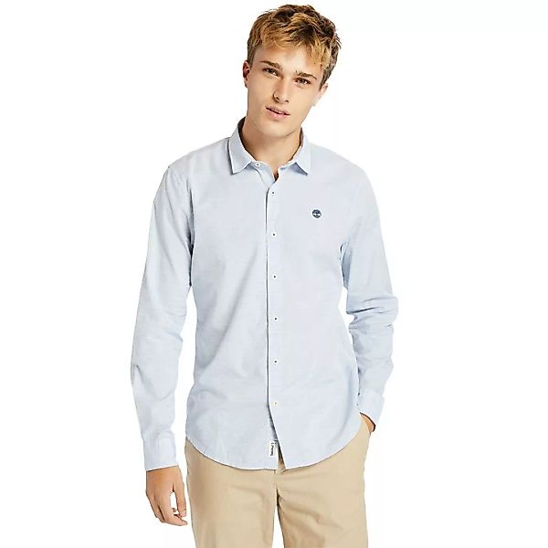 Timberland Tioga River Solid Non-solid Slim Langarm Hemd L Ashley Blue Yd günstig online kaufen
