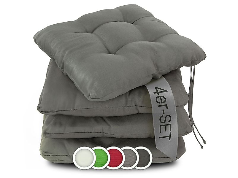 ZOLLNER Stuhlkissen, waschbar, Indoor und Outdoor, günstig online kaufen