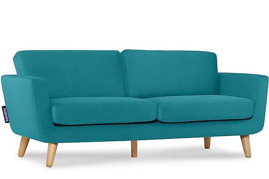 KONSIMO® 3-Sitzer TAGIO Sofa 3 Personen, mit Armlehnen, Scandi-Stil, Made i günstig online kaufen