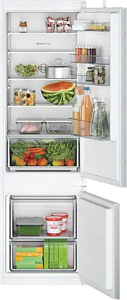BOSCH Einbaukühlgefrierkombination Serie 2 "KIV87NSE0" 177,2 cm hoch 54,1 c günstig online kaufen