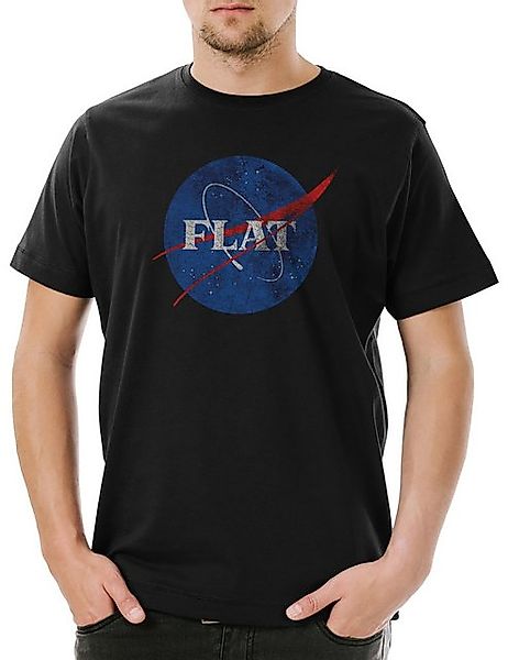 Urban Backwoods Print-Shirt Urban Backwoods Flat Earth II Herren T-Shirt Sc günstig online kaufen