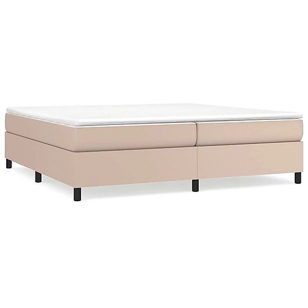 vidaXL Boxspringbett Cappuccino-Braun 200x200 cm Kunstleder1465974 günstig online kaufen