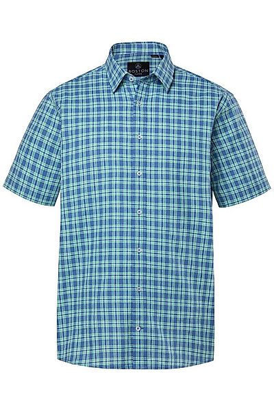 Boston Park Kurzarmhemd Leinenoptik-Karhemd Halbarm Kentkragen Comfort Fit günstig online kaufen