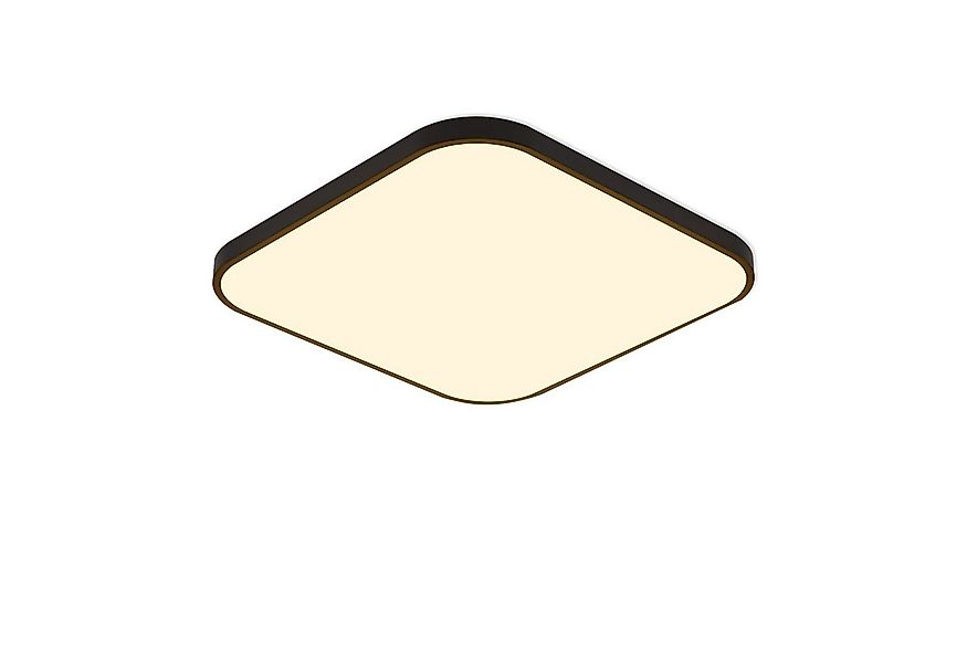 Nettlife LED Deckenleuchte LED Deckenleuchte FlachWarmweiß27cmQuadratSchwar günstig online kaufen