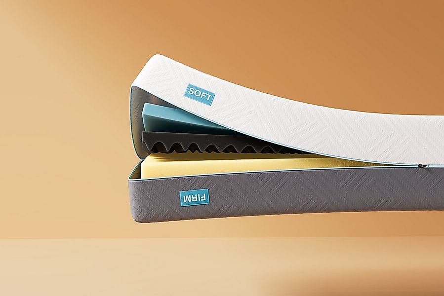 Kaltschaummatratze Memory Schaum 7 Zonen Bambuskohle-Schaumstoff, Komfortsc günstig online kaufen