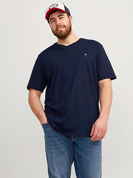Jack & Jones PlusSize T-Shirt "JJEPAULOS TEE SS CREW NECK NOOS PLS" mit Log günstig online kaufen