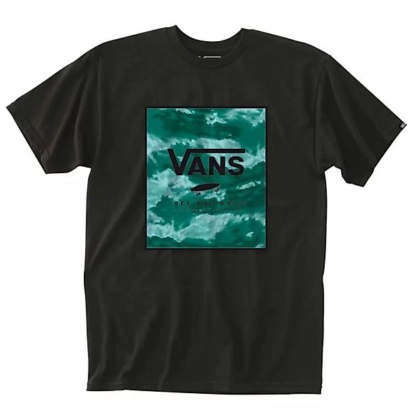 Vans Classic Kurzärmliges T-shirt Mit Box-print L Black / Blue Coral günstig online kaufen