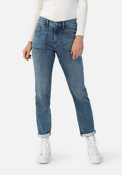 STOOKER WOMEN Boyfriend-Jeans DAVOS BOYFRIEND SLIM FIT JEANS HOSE - Midblue günstig online kaufen