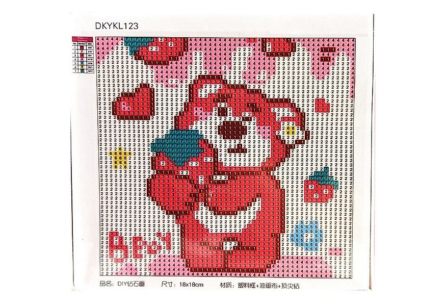 LA CUTE Malen nach Zahlen 5d Diamond Painting Rahmen Bär Malen nach Zahlen günstig online kaufen