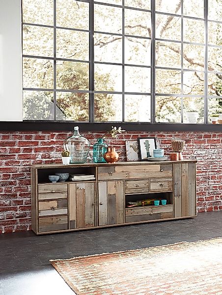 Innostyle Sideboard "BONANZA", (1 St.), 3 Holztüren, 7 Schubladen, 9 Fächer günstig online kaufen