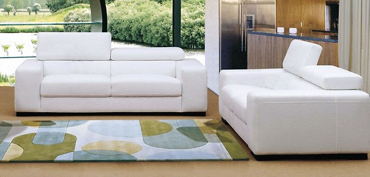 JVmoebel Sofa Sofagarnitur Design Couch 3+2 Set Polster Leder Sofa Wohnzimm günstig online kaufen