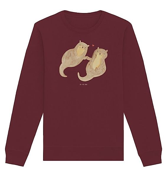 Mr. & Mrs. Panda Longpullover Größe XS Otter Hände halten - Burgundy - Gesc günstig online kaufen