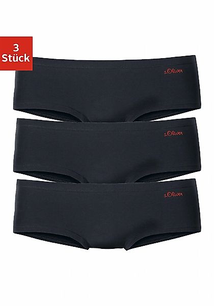 s.Oliver Hipster, (3er-Pack), aus elastischer Baumwoll-Qualität günstig online kaufen