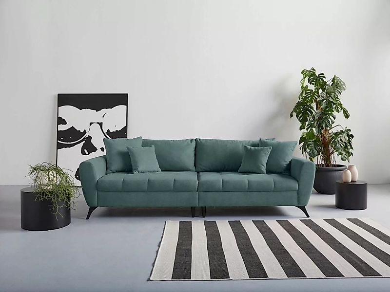 INOSIGN Big-Sofa Lörby, Belastbarkeit bis 140kg pro Sitzplatz, auch mit Aqu günstig online kaufen