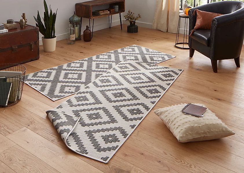 HANSE Home Teppich "Malta Wendeteppich" rechteckig 5 mm Höhe In-& Outdoor, günstig online kaufen