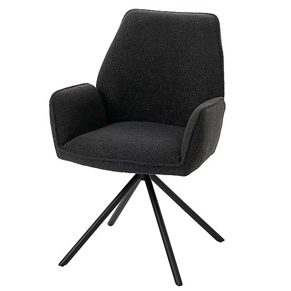 MCW Esszimmerstuhl G67 Boucle Dunkelgrau günstig online kaufen