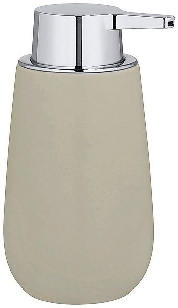WENKO Seifenspender Badi, (1-tlg), Beige Keramik, 320 ml günstig online kaufen