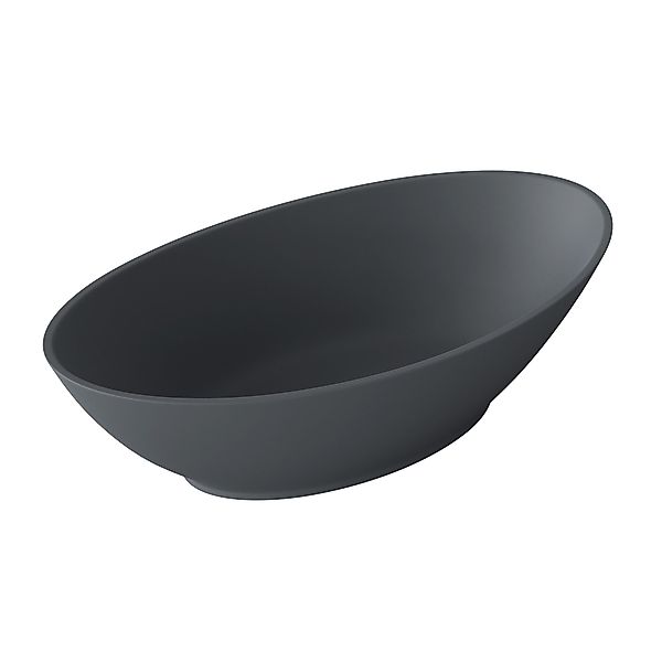 doporro Waschbecken Mineralguss Waschtisch Aufsatzwaschbecken rund günstig online kaufen