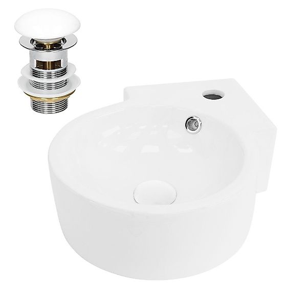 LuxeBath Waschbecken Aufsatzwaschbecken aus Keramik für günstig online kaufen
