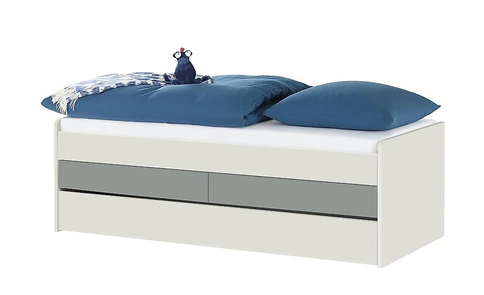 Duobett mit Stauraum  Grow Up ¦ grau ¦ Maße (cm): B: 97 H: 66 Betten > Bett günstig online kaufen