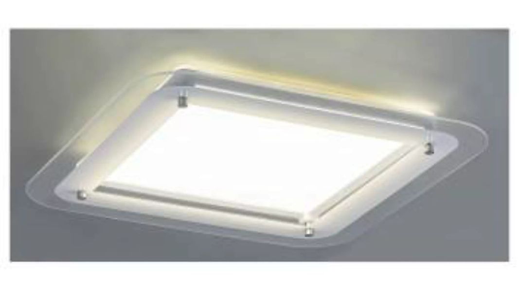 LED Deckenlampe Weiß eckig B:52cm indirekt Zeitlos günstig online kaufen