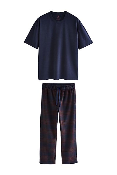 Next Pyjama Kuscheliger, angerauter Schlafanzug (2 günstig online kaufen