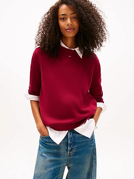 Tommy Jeans Strickpullover "TJW ESSENTIAL CREW SWEATER EXT" günstig online kaufen