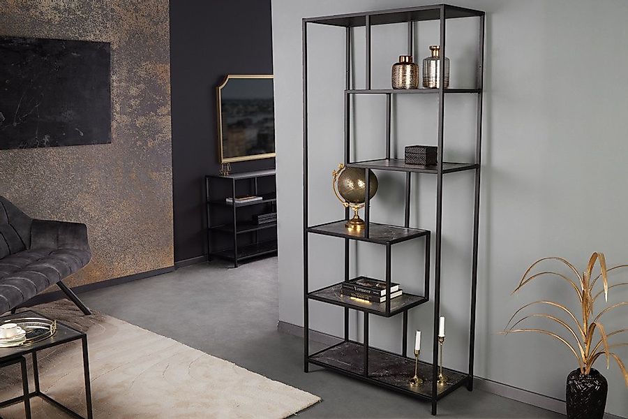 riess-ambiente Standregal SLIM LINE 185cm graphit / schwarz, Einzelartikel günstig online kaufen