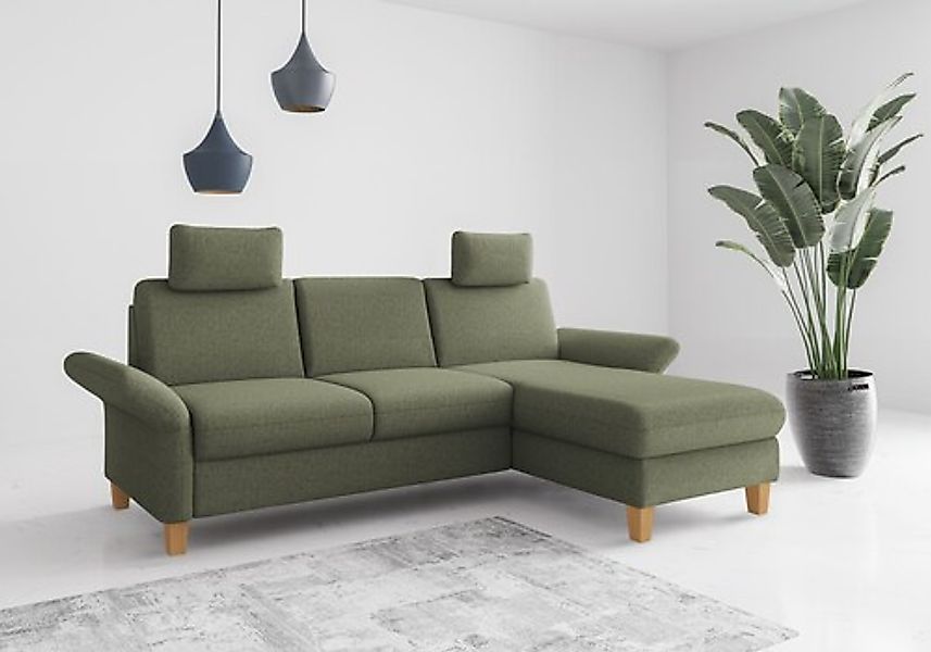 Home affaire Ecksofa »Rochelle«, wahlweise mit Armlverstellung, Klappbett m günstig online kaufen