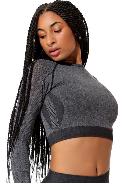Stark Soul® Crop-Top Crop-Top Longsleeve Sport günstig online kaufen
