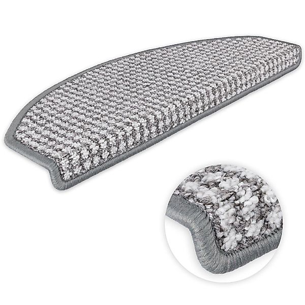 Metzker® Stufenmatte Stufenmatten Gera Halbrund Grau günstig online kaufen