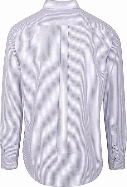 Tommy Hilfiger Oxford Hemd Streifen Hellblau - Größe M günstig online kaufen