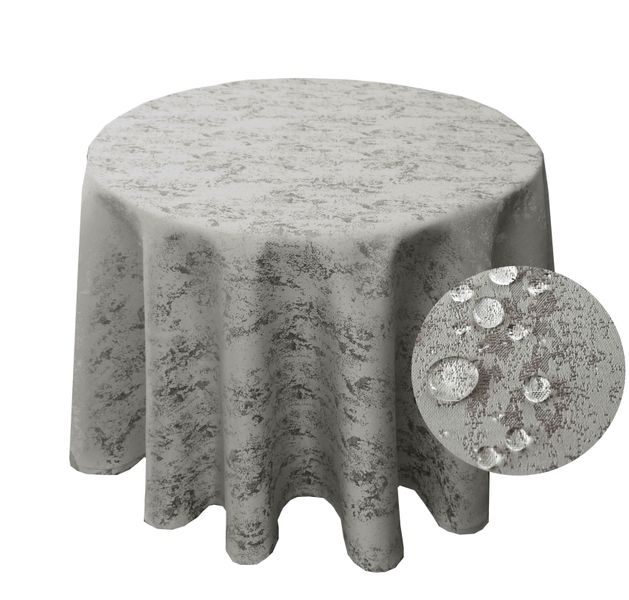 Brilliant Tischdecke Meliert RUND Tischdecke marmoriert günstig online kaufen